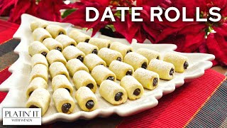 The BEST Date Rolls  How to Make Date Rolls  Holiday Favourites [upl. by Fawcett]