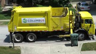 CNGfueled Columbus trash pickup [upl. by Pals]