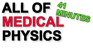 A Level Physics Revision All of Medical Physics  Xrays Gamma Camera PET CAT scans Ultrasound [upl. by Nuavahs]