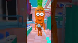 Banando a la zanahoria fruitsalon juegosvr comandosvr realidadvirtual humor oculusquest2 [upl. by Clinton]