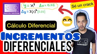 ✅​INCREMENTOS Y DIFERENCIALES Ejercicio 2 𝙎é 𝙪𝙣 𝙘𝙧𝙖𝙘𝙠😎​🫵​💯​ Cálculo Diferencial [upl. by Einnil]