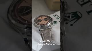 Furlan Marri Havana Salmon chronogtaph mecaquartz movement ref 1031A [upl. by Marilla]