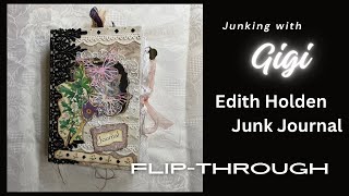 Edith Holden Junk Journal Flip Through [upl. by Yatnahs]