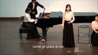 E amore un ladroncello 사랑의 신은 장난꾸러기 Mozart 홍보휘 Piano 박민지 2011년 공주대 이주경 교수와 함께하는 제자 봄 연주회 [upl. by Yehudi]