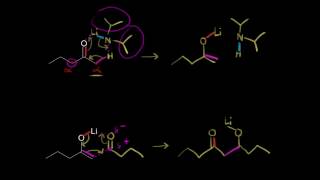 Mixed crossed aldol condensation using a lithium enolate  Organic chemistry  Khan Academy [upl. by Ettesel]