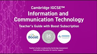 Cambridge IGCSE ICT Teachers Guide with Boost Subscription from Hodder Education [upl. by Jansson13]