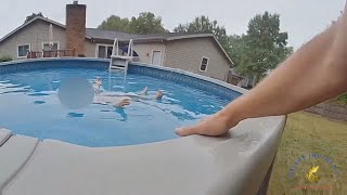 Officer rescues missing toddler with autism found floating in neighbors’ pool [upl. by Leibrag]