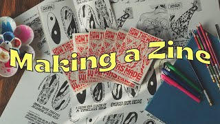 How to Make a ZINE in 24 Hours  riso  screenprinting [upl. by Odlaw907]