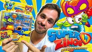 SuperZings Series 1 Mision 1 BAKERY BLAST  Mega UNBOXING SuperZings en Pe Toys [upl. by Sillert]