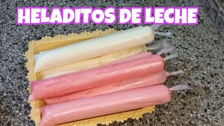 Cómo Hacer JUGUITOS BOLIS  MARCIANOS O HELADITOS DE LECHE PARA VENDER EMPRENDIMIENTO 3 [upl. by Quillon]