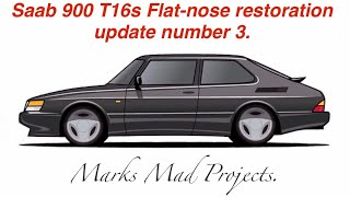 Saab 900 Turbo AERO SPG T16s Genuine Flat Nose 1986 Strip down and walk around update 3 [upl. by Riancho]