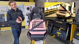 Angus from MIMsafe shows how to fit the Care 2 pet carrier [upl. by Rondi296]