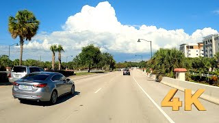 Driving from Naples toward Golden Gate Starting From The 8th Ave N Beach Access [upl. by Bunker]