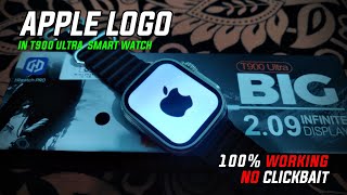 APPLE LOGO IN T900 ULTRA SMARTWATCH How to set apple logo in T900 ultra smartwatch t900 applelogo [upl. by Dareece29]