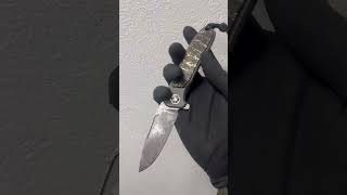 Damasteel iMamba  Snakeskin Carbon Fiber Inlay  African Sporting Creations [upl. by Penhall]