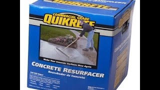 Quikrete Concrete Resurfacermy experience not recommended [upl. by Paige]