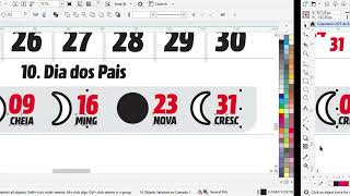 Grade Calendário 2025 de Bolso com Feriados Vetor Editável no CorelDraw [upl. by Aiyt]