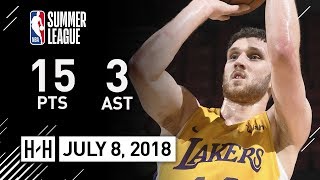 Svi Mykhailiuk Full Highlights vs Bulls 20180708 NBA Summer League  15 Pts 3 Ast 2 Reb [upl. by Nnylcaj]