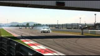 Graziano Rossi drift a Misano in occasione del Truck Racing Weekend con BMW M3 E46 [upl. by Aznofla836]