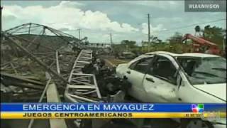 Tornado Touches Down In Mayaguez Puerto Rico [upl. by Yaras]