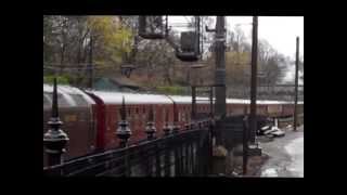 Steam in Princes St Gardens and Newington Edinburgh [upl. by Ruenhcs]