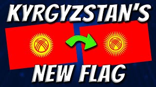 Kyrgyzstans 2024 Flag [upl. by Macmillan]