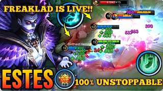 Unstoppable Healing with Estes  Mobile Legends Adventure Begins [upl. by Marr992]