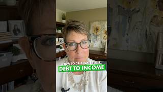 How to calculate your debt to income shorts [upl. by Lucius]