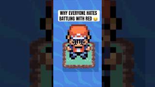 Why everyone hates battling with Red 😂 pokemon shorts [upl. by Parrnell890]