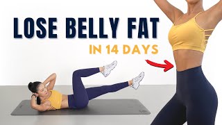 LOSE BELLY FAT in 14 Days  Get a Flat Stomach Burn Belly Fat🔥10 MIN Abs Workout [upl. by Heyde]