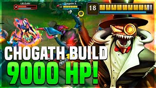 ¡CHOGATH BUILD 9000 DE VIDA NADA LO PUEDE PARAR  League of Legends [upl. by Magocsi881]