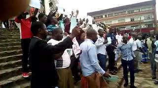 Manif à la cathédrale de Yaoundé ce 28 oct 2018 [upl. by Assecnirp894]