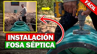 💥 INSTALACIÓN DE FOSA SEPTICA DETALLADO ✅APRENDE A INSTALAR una FOSA SÉPTICA FÁCIL [upl. by Traver]