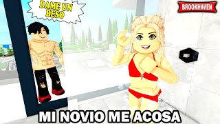 MI NOVIO ME ACOSA en ROBLOX BROOKHAVEN RP  LARA ROBLOX [upl. by Bilicki723]