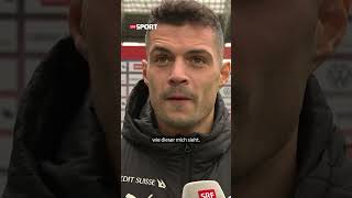 Granit Xhaka spricht über sein NatiEnde 🫣🇨🇭 [upl. by Brigg]