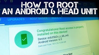 SPEED UP ANDROID  How to Root an Android 6 Head Unit or Smartphone [upl. by Akitnahs971]