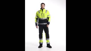 Blåkläder Hi Vis Softshell Jacket  Wind amp Waterproof [upl. by Aihsrop956]