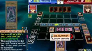 Yu Gi Oh GX Tag Force 3 Arcana Force Zero Turn Kill [upl. by Alyss]