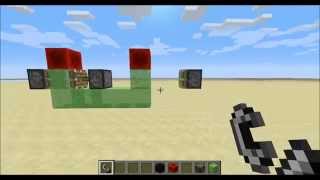 Minecraft 18 Simple flying machine tutorial [upl. by Deeann]