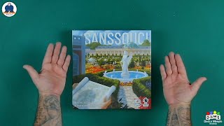 UNBOXING  SANSSOUCI  Board Games  indabox [upl. by Pantia299]