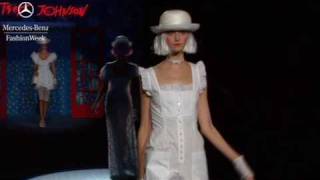 Betsey Johnson Spring 2009 runway show MercedesBenz Fashion Week [upl. by Littell]