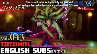 Shin Megami Tensei 5 Vengeance  Tzitzimitl Vol043 ENGLISH SUBS [upl. by Slorac]