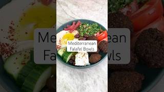 Mediterranean Falafel Bowls  Falafel Recipe [upl. by Iram]