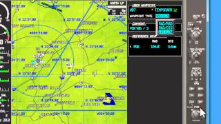 G1000 Mark Current Position and save as User Waypoint [upl. by Leruj]