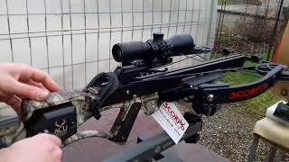 Scorpyd Aculeus crossbow Acu Draw 175 lbs 450 fps by Jim Kempf [upl. by Mell]