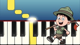 5 Sehr einfache Kinderlieder für Kinder um zu lernen auf Klavier Volume 7 [upl. by Panayiotis]