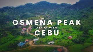 Badian Highlands  Osmeña Peak Cebu Aerial shot [upl. by Hesky]