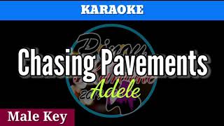 Chasing Pavements by Adele  Karaoke  Male Key [upl. by Nylave]