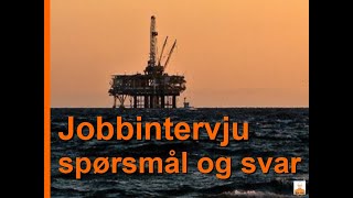 Jobbintervju spørsmål og svar [upl. by Ashby]