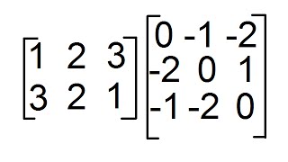 Multiplicación de Matrices de orden 2x3 y 3x3 Producto de Matrices [upl. by Benoite712]